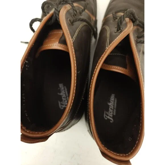 Florsheim Casey Chukka Boot Brown Leather F-Lites Size 12 D